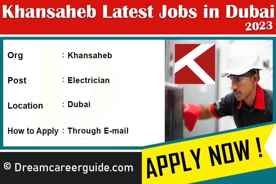 Khansaheb Facilities Management Vacancies Latest Openings