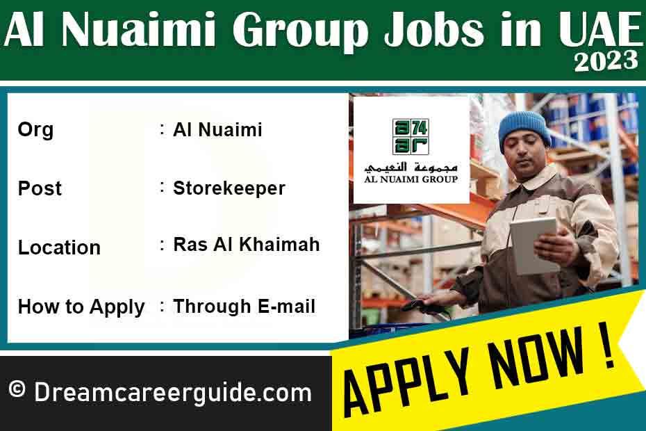 Al Nuaimi Group LLC Careers Latest Job Openings 2023