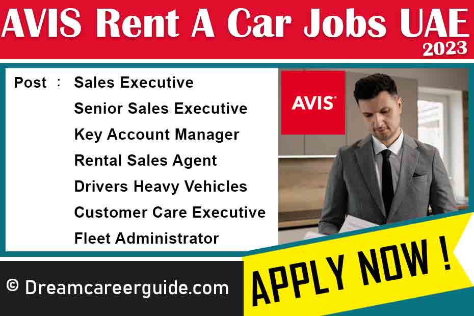 Avis Rent a Car UAE Careers Latest Job Openings 2023