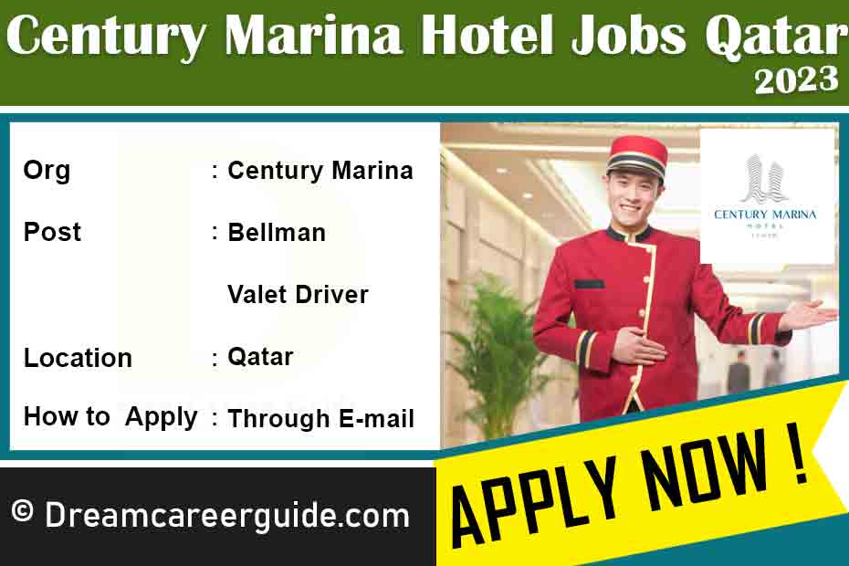 Century Marina Hotel Lusail Careers Latest Job Openings 2023