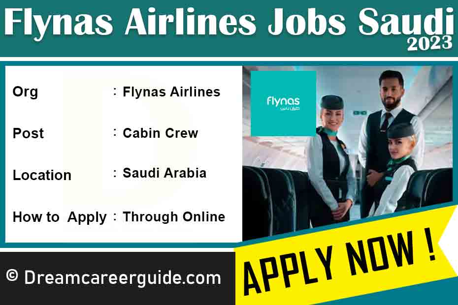 Flynas Careers Cabin Crew Latest Job Openings 2023