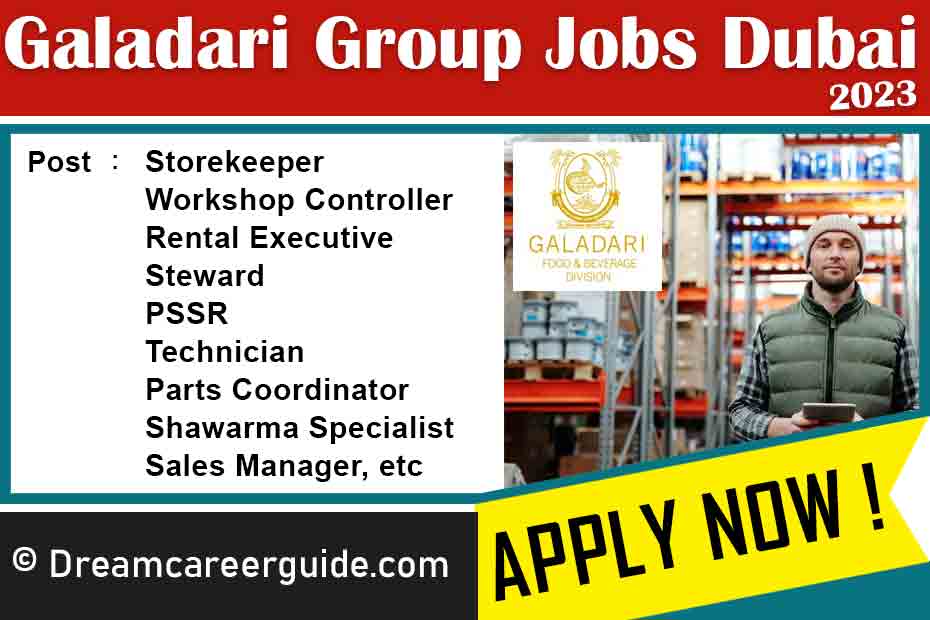 Galadari Group Job Vacancies Latest Openings 2023