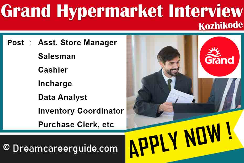 Grand Hypermarket Interview Kozhikode 2023 | Gulf job interview in Kerala 2023