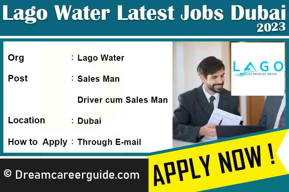 Lago Water careers Latest Job Openings 2023