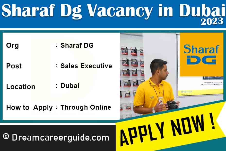 Sharaf Dg Jobs in Dubai (with Salaries) 2023