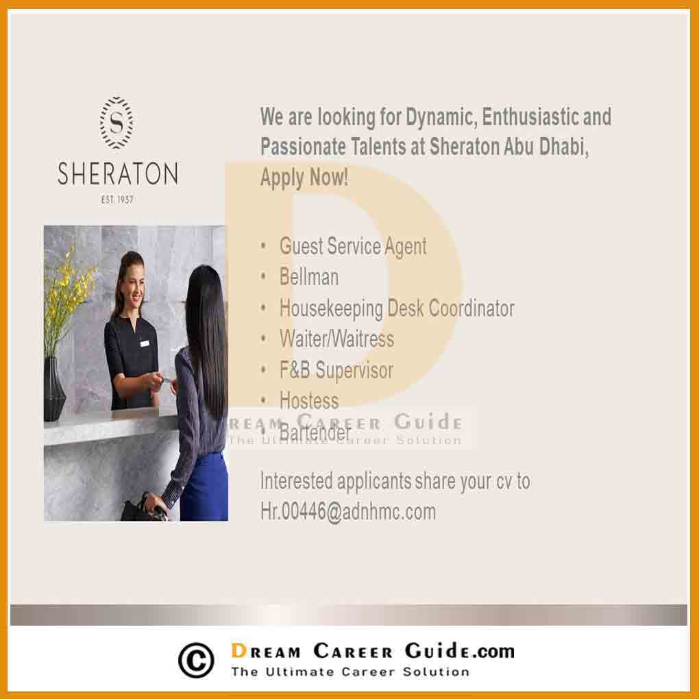 sheraton hotel uae careers