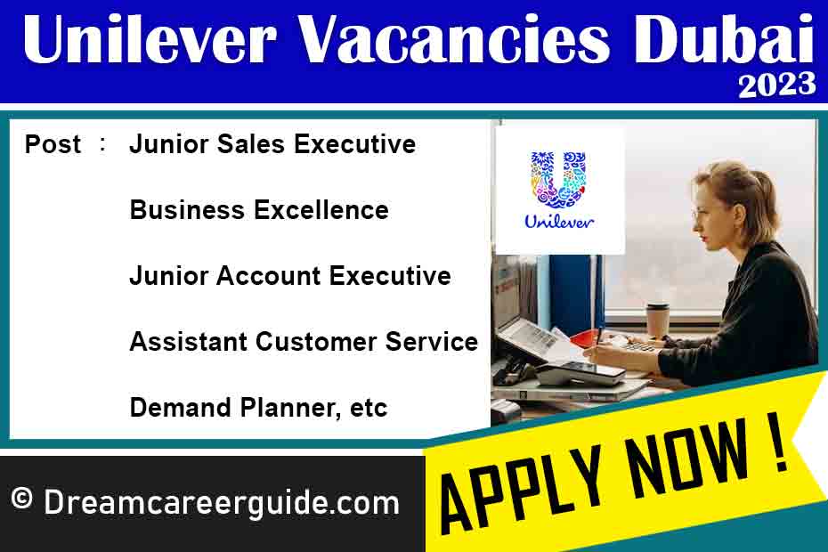 Unilever Middle East Vacancies Latest Job Openings 2023