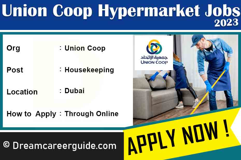 Union Coop Hypermarket Jobs Vacancies in Dubai