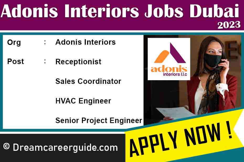 Adonis Interiors LLC Jobs Latest Openings 2023