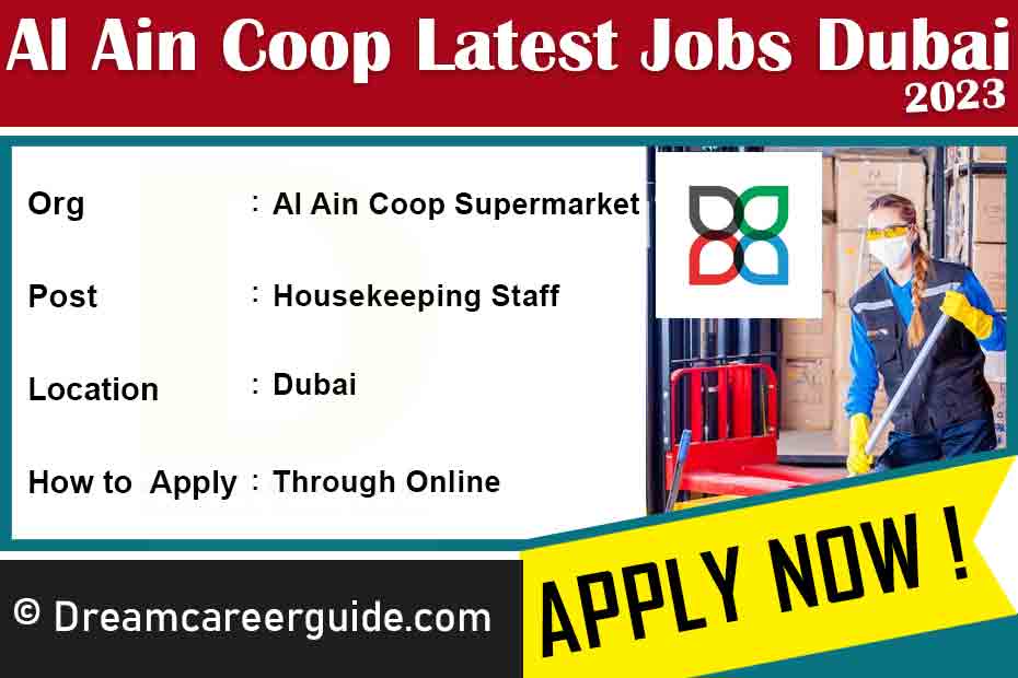 Al Ain Coop Careers Latest Job Openings 2023