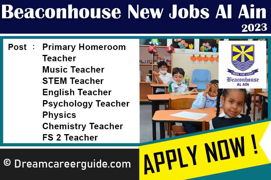 Beaconhouse Teacher Jobs Latest Openings 2023