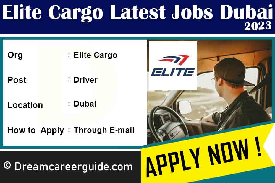 Elite Express Cargo Jobs | Shipping Company Jobs in Dubai