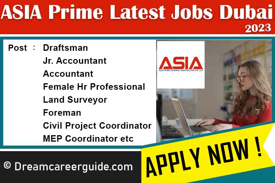 Find Lucrative ASIA Prime General Contracting Jobs | Apply Now