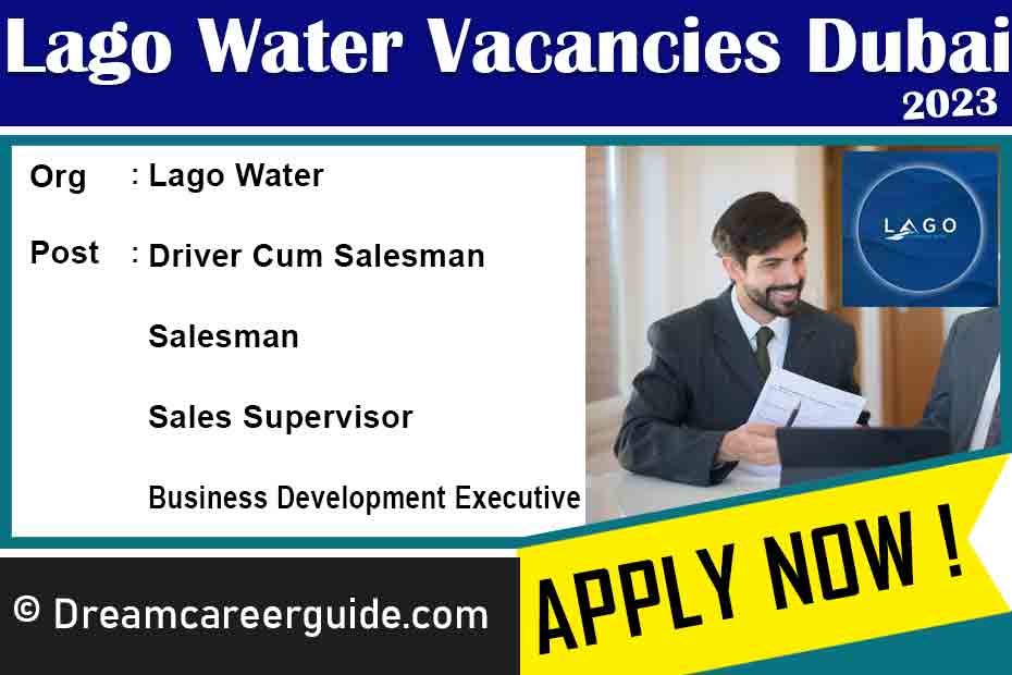 Lago Water Hiring Now - Apply Today!
