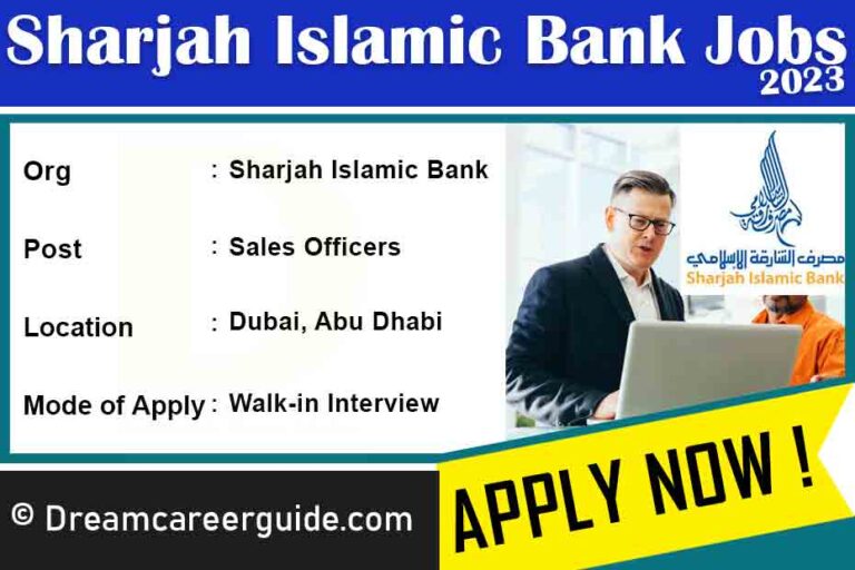 Sharjah Islamic Bank Careers Latest Job Openings 2023