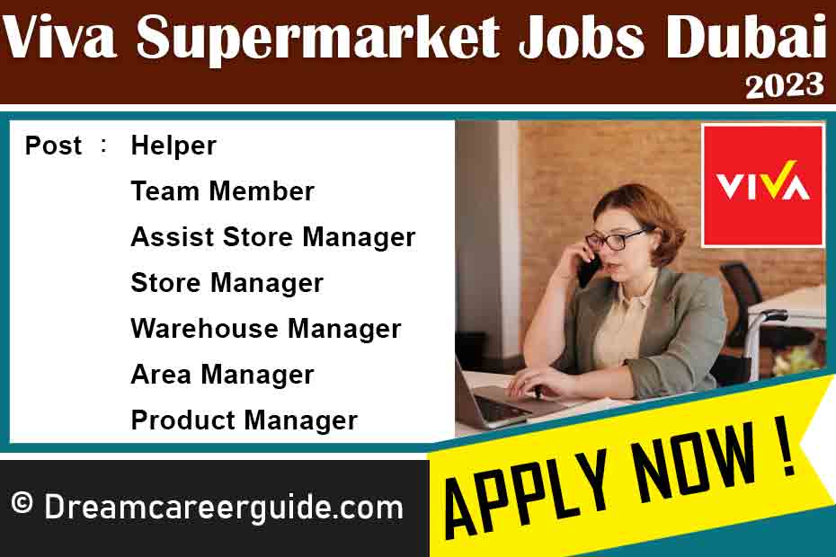 Viva Supermarket Dubai Job Vacancy Latest Openings 2023