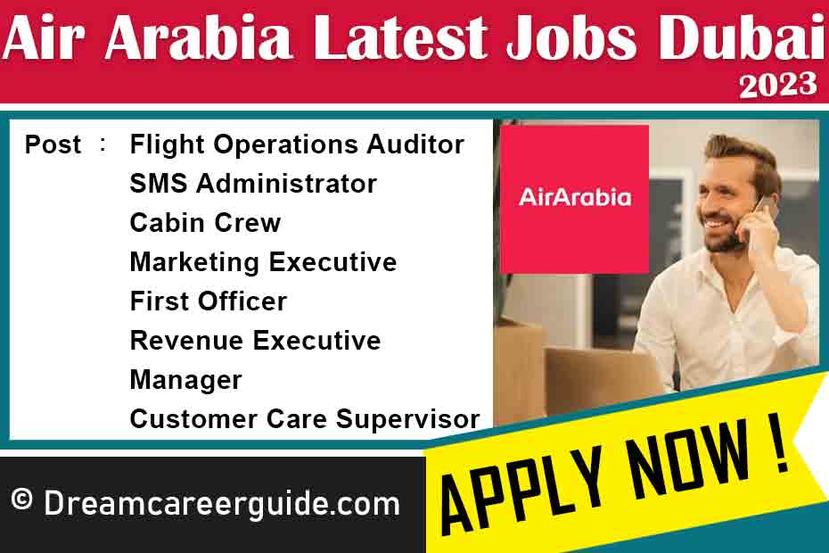 Air Arabia Job Openings Latest 2023