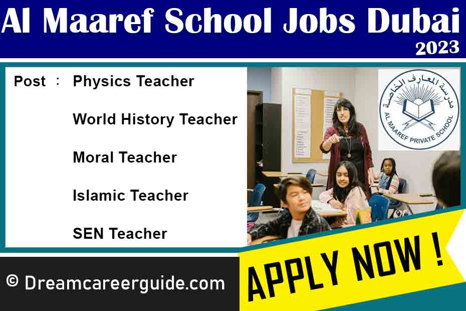 Al Maaref Private School Careers Latest Job Openings 2023