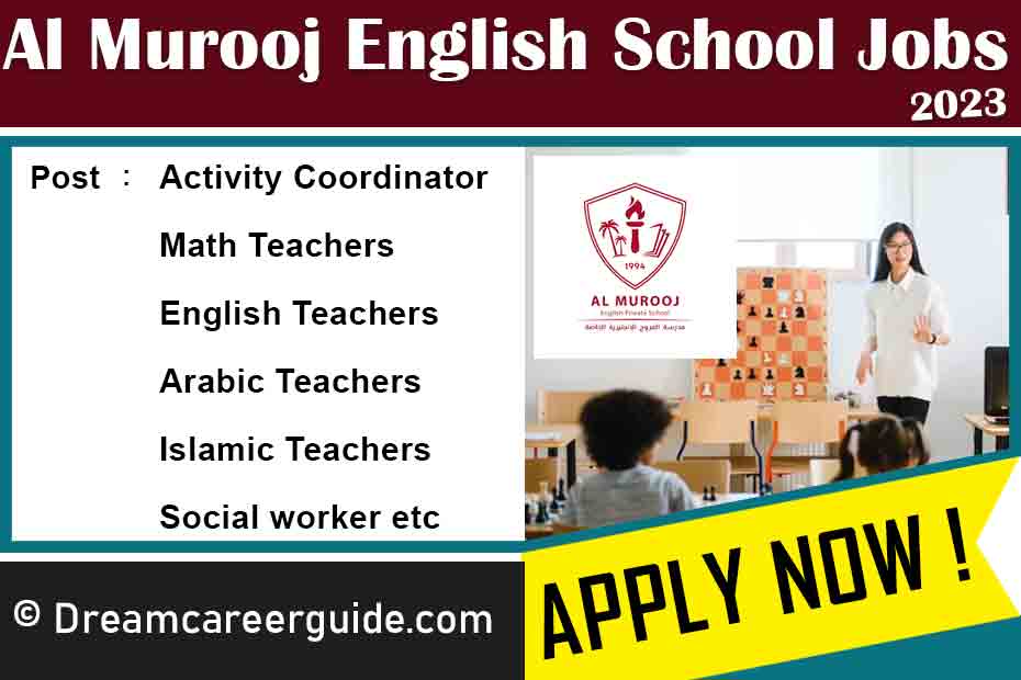 Al Murooj English School Job Openings Latest 2023