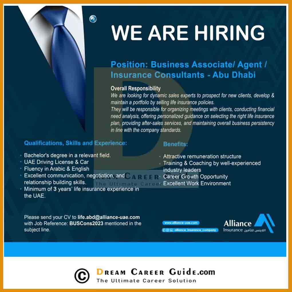 Alliance Insurance Careers Latest Job Openings 2023