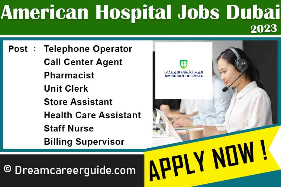 American Hospital Dubai Job Openings Latest 2023