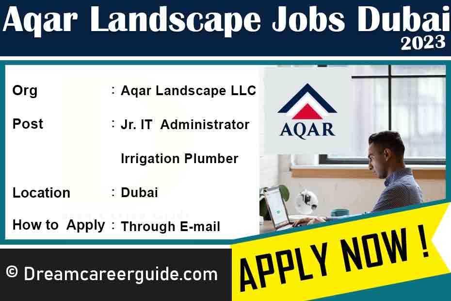 Aqar Landscape Job Openings Latest 2023