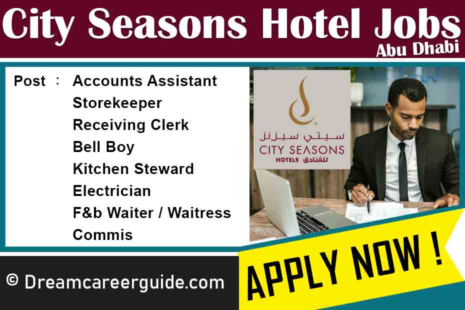 City Seasons Hotel Abu Dhabi Job Openings Latest 2023