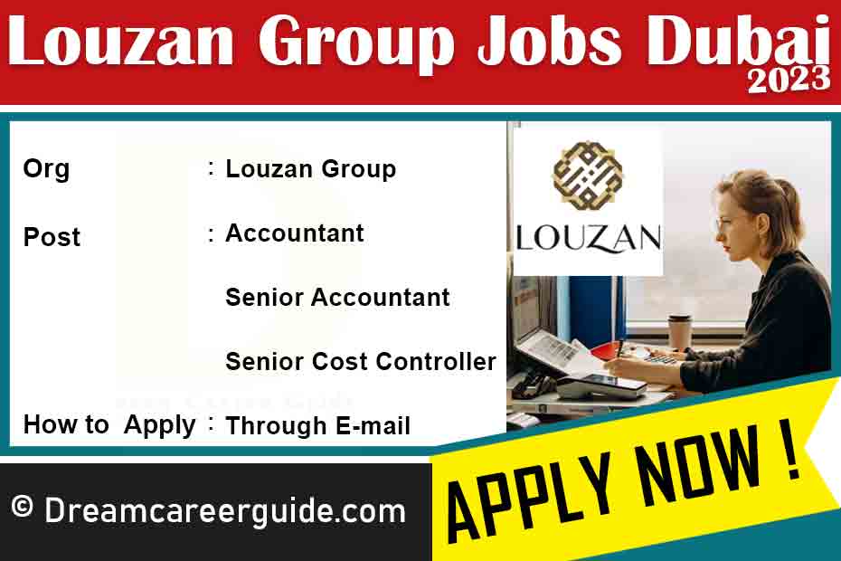 Louzan Group Careers Latest Openings 2023