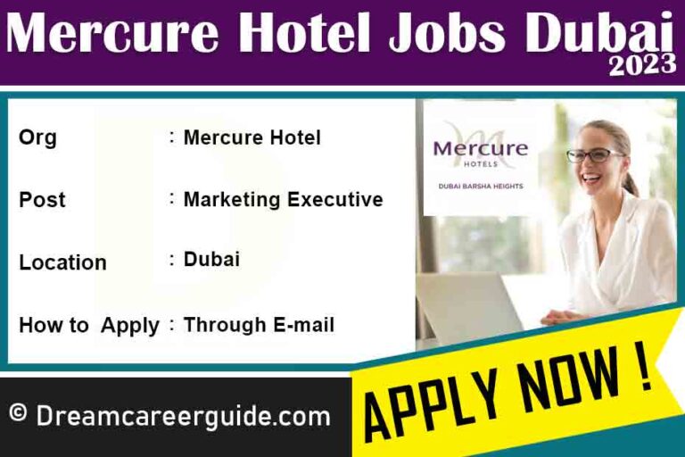 Mercure Dubai Barsha Heights Careers Latest 2023
