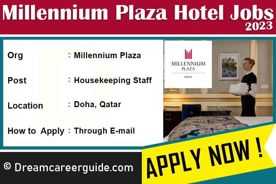 Millennium Plaza Doha Job Openings Latest 2023