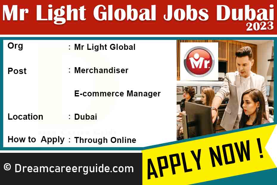 Mr Light Global Jobs Latest Openings 2023