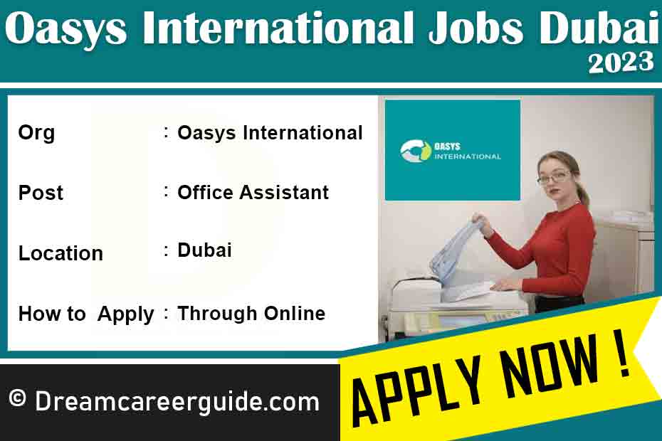 Oasys International Careers Latest Job Openings 2023