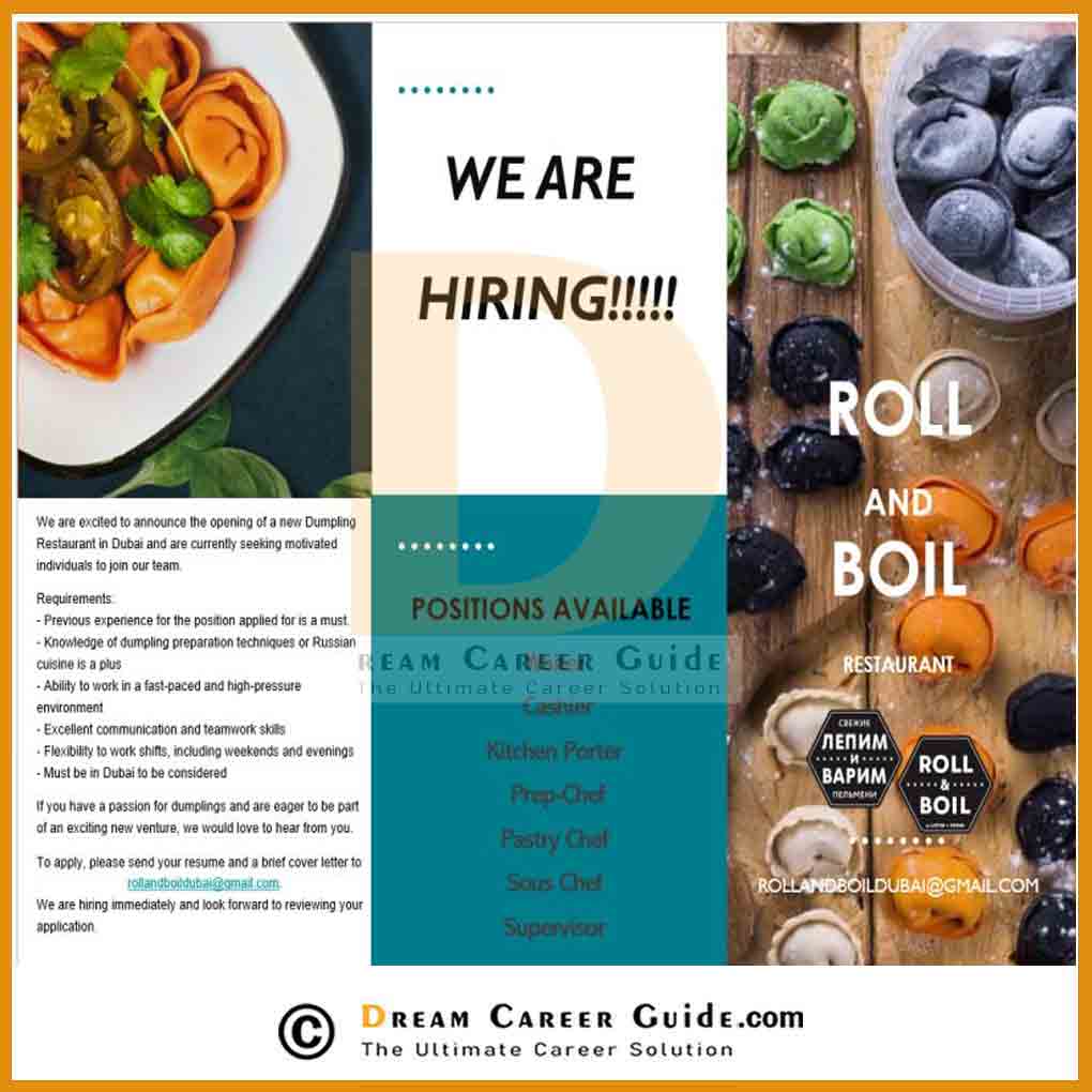 Roll & Boil Restaurant Job Openings Latest 2023