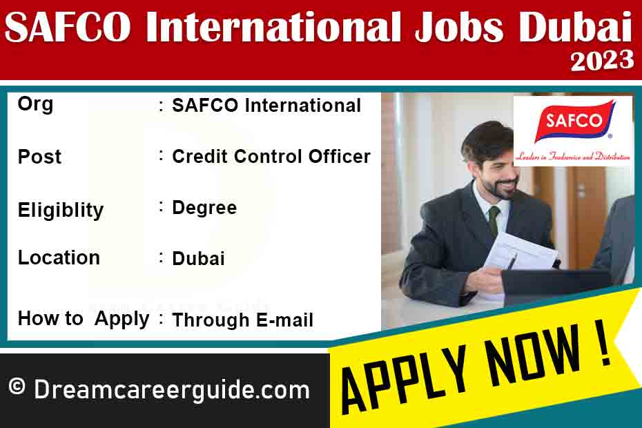 SAFCO International Careers Latest Job Openings 2023