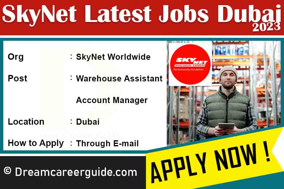 SkyNet Worldwide Express Careers Latest Job Openings 2023
