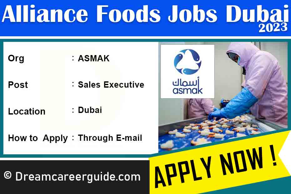 Alliance Foods Company Jobs Latest Openings 2023