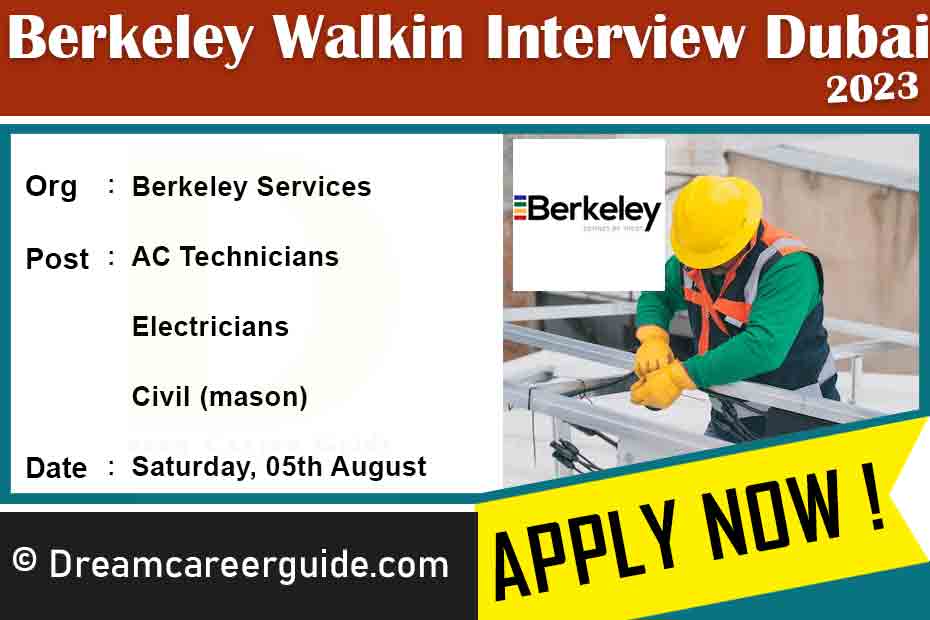Berkeley Services Job Vacancies Latest 2023