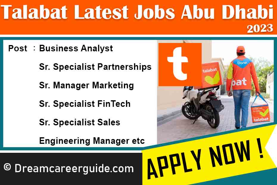 Talabat Careers Abu Dhabi Latest Job Openings 2023