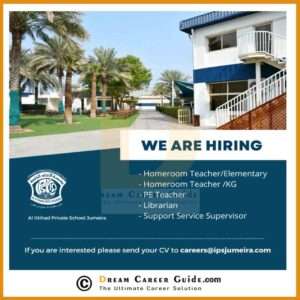 Al Ittihad Private School Jumeira Vacancies 2023