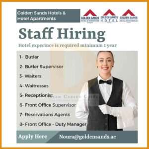 Golden Sands Hotel Apartments jobs 2023 Apply now