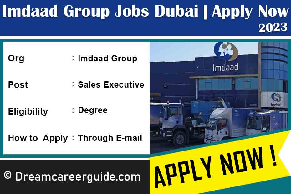 Imdaad Company Job Vacancies in Dubai Dubai Jobs