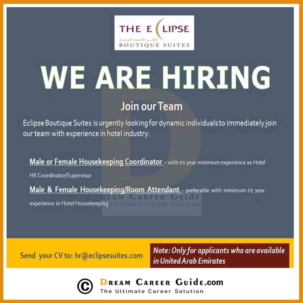 The Eclipse Boutique Suites Abu Dhabi Careers | Apply Now