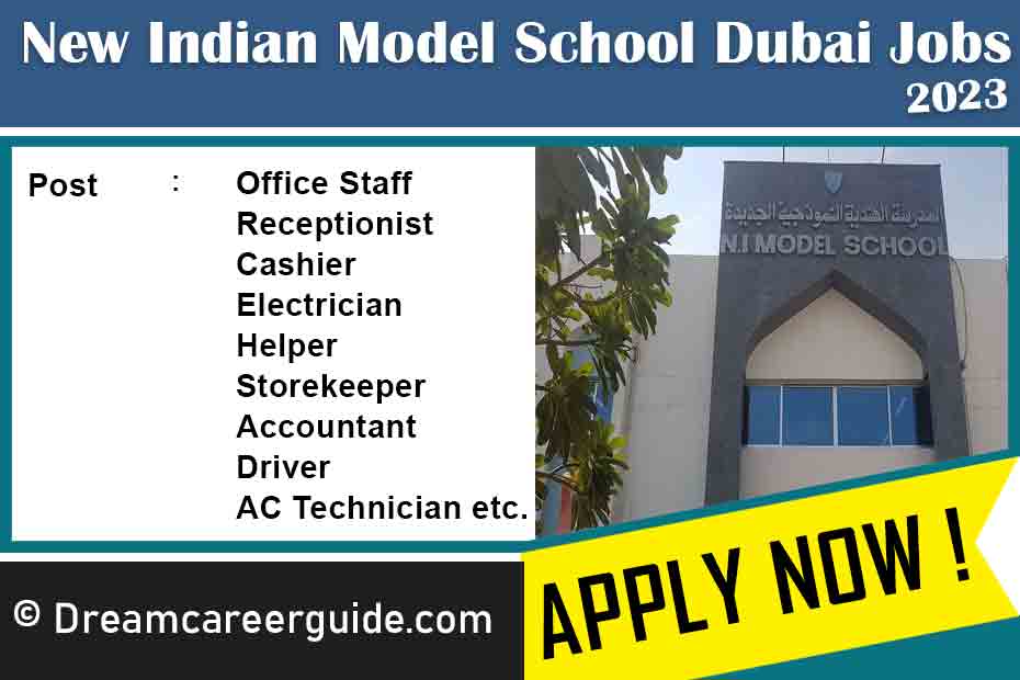 New Indian Model School Dubai Careers 2023 | Dubai Job Vacancy