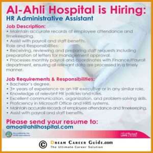 Al Ahli Hospital Qatar Careers