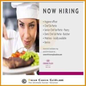 Crowne Plaza Job Vacancies Dubai :