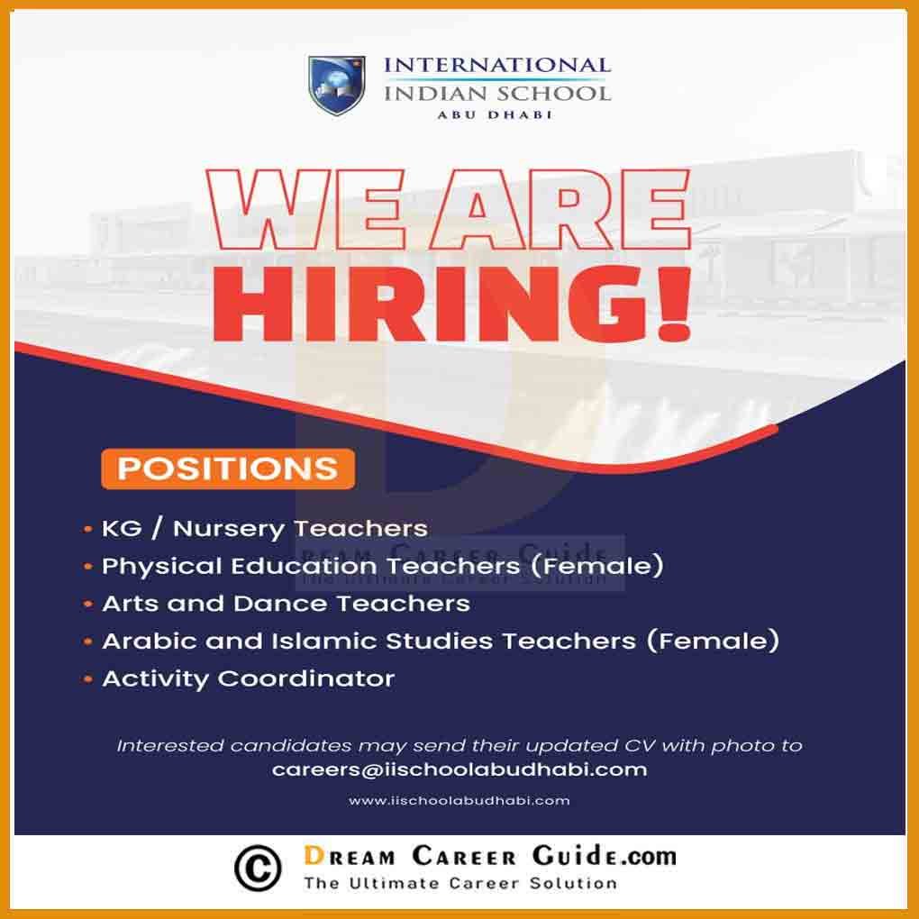 International Indian School Abu Dhabi Vacancies Abu dhabi