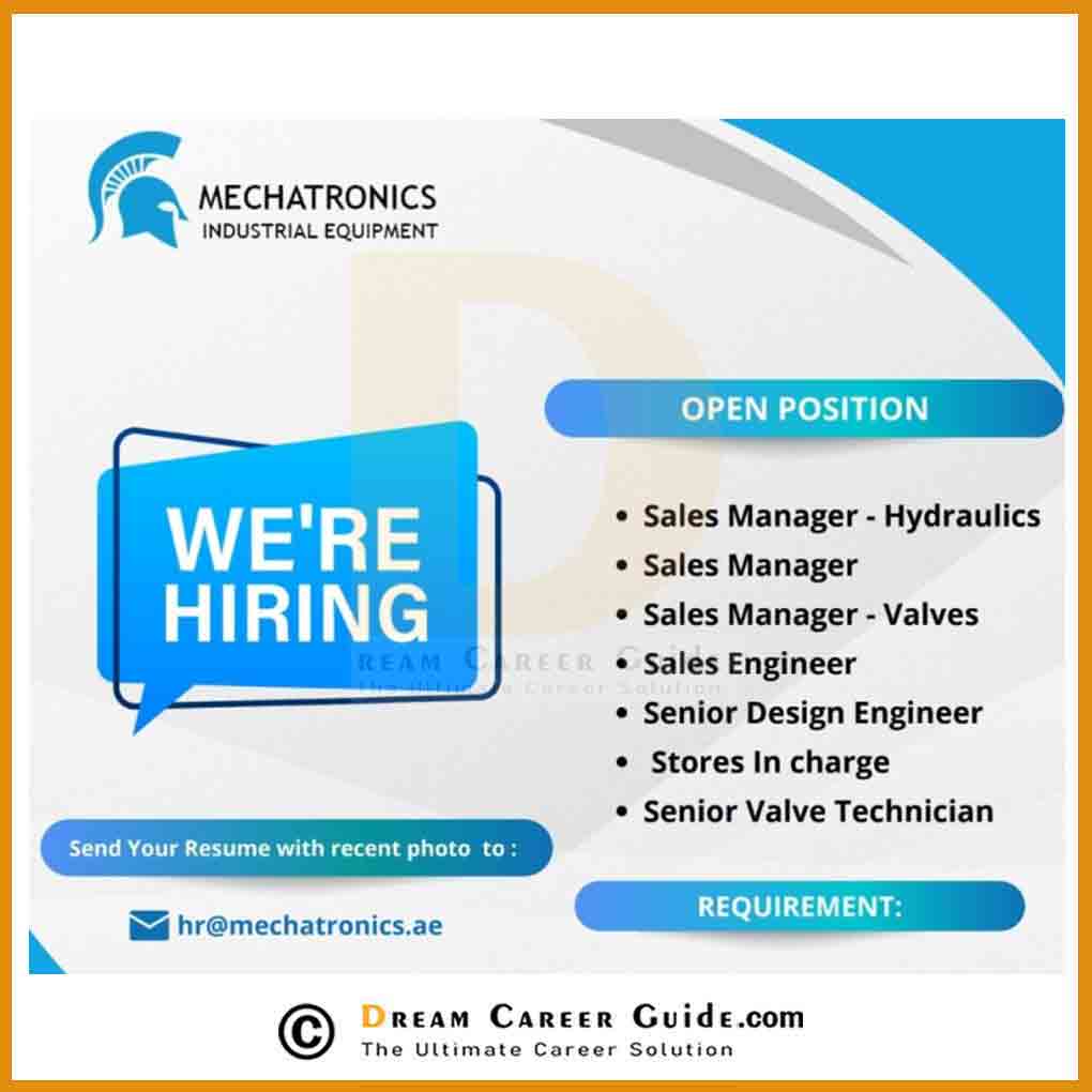 Mechatronics Industrial Equipment Jobs Jobs in Gulf