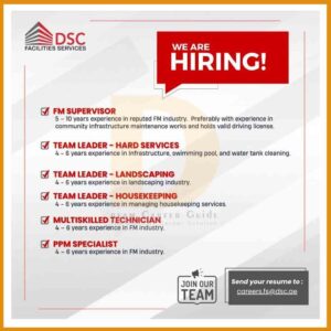 DSC Facilities Services Jobs