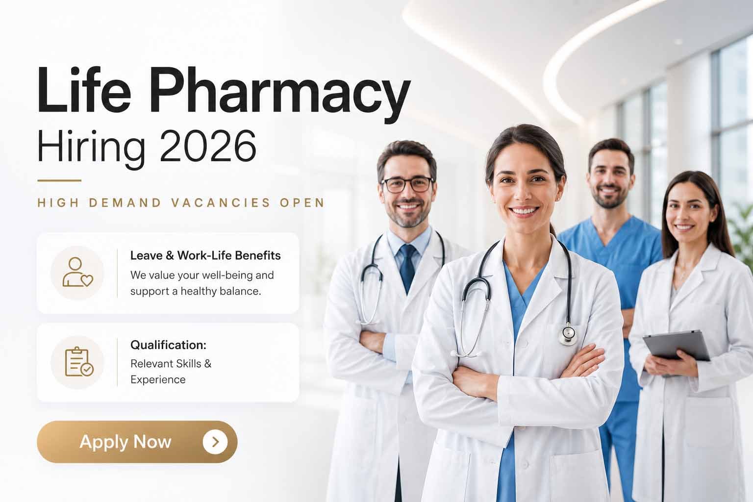 Life Pharmacy Jobs | Latest Gulf Vacancy