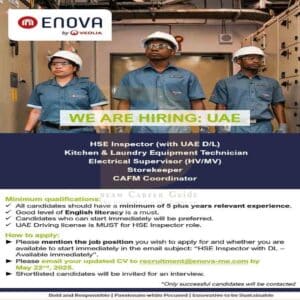 Enova by Veolia Careers